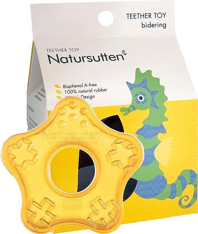 Bijtring van natuurlijk rubber zonder schadelijke stoffen