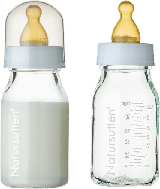 Babyfles glas zonder BPA, BPS, PVC, ftalaten